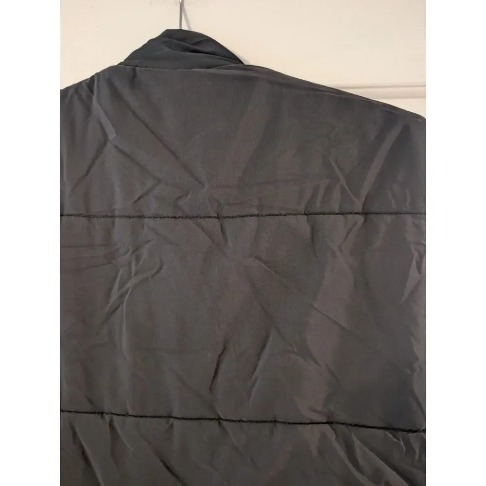 Levi's Men's Quilted Puffer Vest Size M Black Western Snap Front